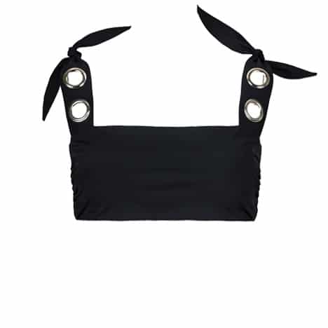 Obsidian Black Bikini Top