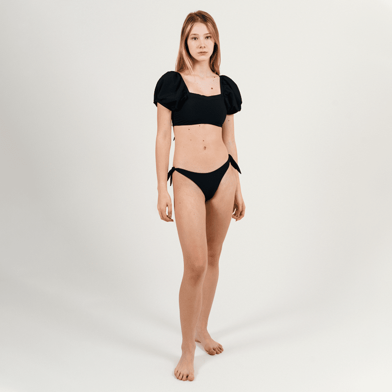 Jasper Black Bikini Top