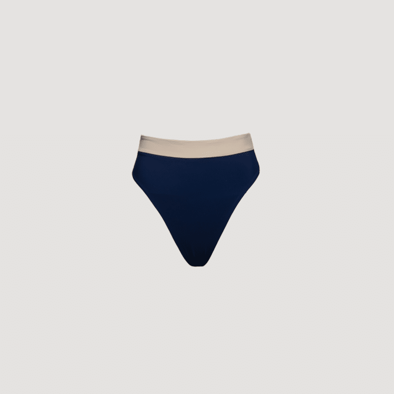 Saphir Tan/Bleumarin Bikini Bottom