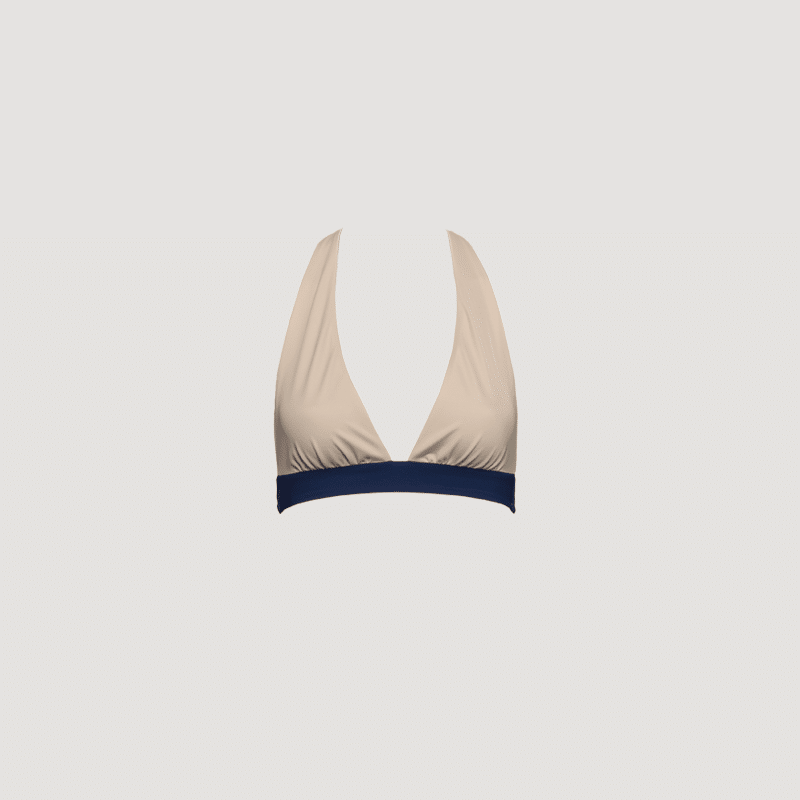 Saphir Tan/Bleumarin Bikini Top