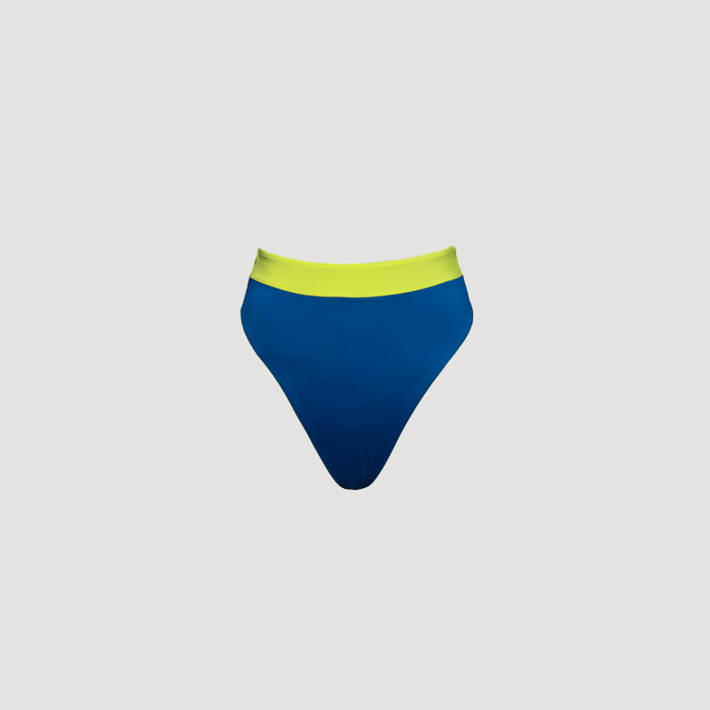 Saphir Royal Blue/Lime Green Bikini Bottom