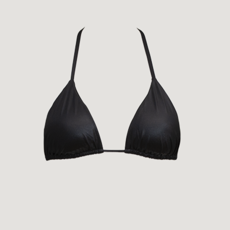 Jade Black Bikini Top