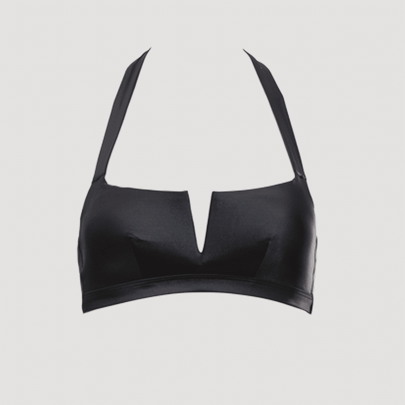 Opal Black Bikini Top